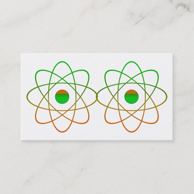 Atoms-Affärskort Visitkort (Framsida)