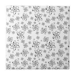 Atoms Retro Atomic Age Mönster Kakelplatta