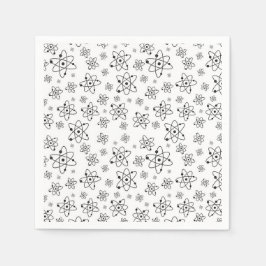 Atoms Retro Atomic Age Mönster Pappersservett