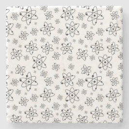 Atoms Retro Atomic Age Mönster Stenunderlägg