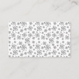 Atoms Retro Atomic Age Mönster Visitkort