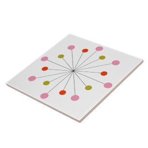 Atomstartstubin Retro Ceramic Tile Kakelplatta