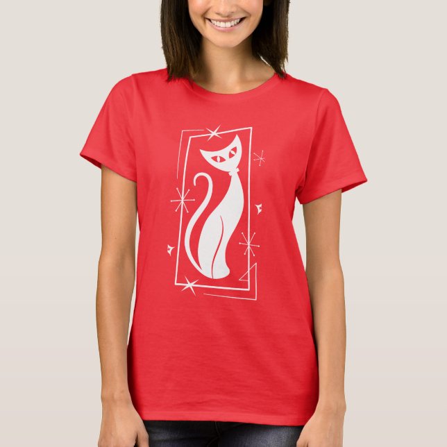 Atomstjärnans julklapp MidCentury Modern MCM T Shirt (Framsida)