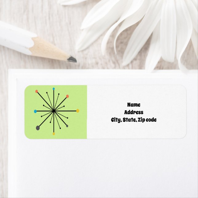 Atomstjärnor Returadress Etikett (Insitu)