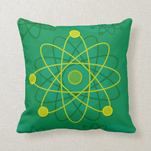 Atomstruktur Grafik Kudde