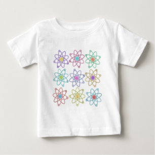 Atomstruktur Mönster Vetenskap T Shirt
