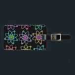 Atomstrukturen Mönster Science Bagagebricka<br><div class="desc">SCIENCE LUGGAGE TAGS. Anpassa ditt bagage och hjälp dig att hitta det på bälte med den här coolan. trendigets vetenskapsman inspirerade bagagetaggen. Designad för alla vetenskapsmän,  vetenskapslärare,  studenter,  i kort,  alla vetenskapsmän i ditt liv (och det inkluderar dig)! Designad av Science Geekness© på http://www.zazzle.com/sciencegeekness*</div>