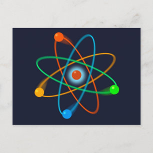 Atomstrukturvetenskap Vykort