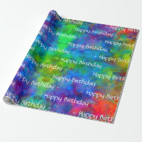 [Atomtium-Dye] Papper för omslagning av regnbåge F