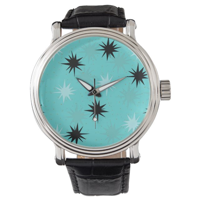 Atomturkos Starbursts Leather Watch Armbandsur (Framsida)