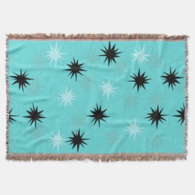 Atomturkos Starbursts Throw Blanket Filt (Framsidan)