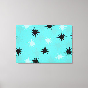 Atomturkos Starbursts Wrapped Canvas