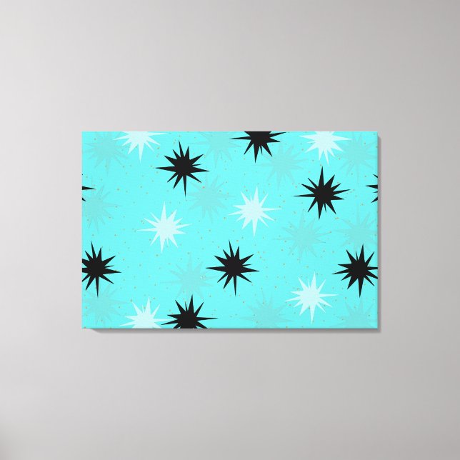 Atomturkos Starbursts Wrapped Canvas (Framsida)