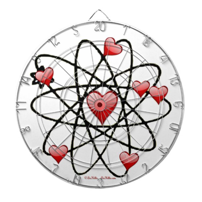 Atomvalentin Röda Hjärtan Piltavla (Framsidan)