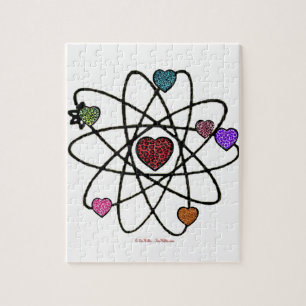 AtomValentine Leopard Print Hearts Pussel