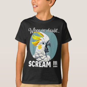 Atoo Meme T, rolig skrikande Sulphur-crested Atoo T Shirt