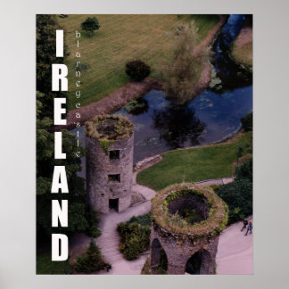 Atop Blarney Castle, Irland Poster