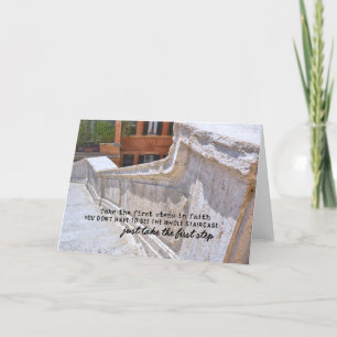 ATOP THE SPANISH STEPS Greeting Card Tack Kort