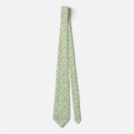 Atorn och Löv Nature Mönster Neck Tie Slips