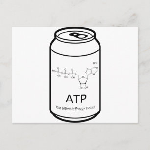 ATP Energy Drink Vykort
