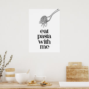 Ätpasta med mig poster