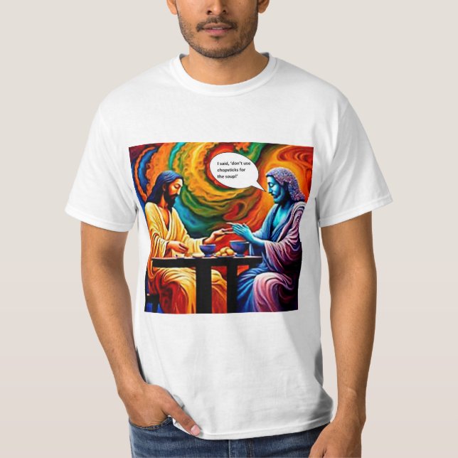 Ätpinnarssoppa T Shirt (Framsida)