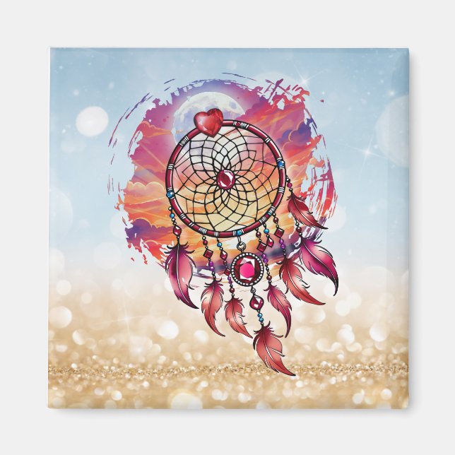 Atrapasueño al amanecer magnet (Framsidan)