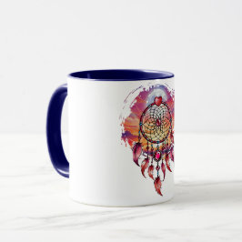 Atrapasueño al amanecer mugg
