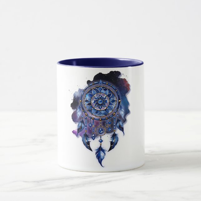 Atrapasueños en noche estrellada mugg (Center)