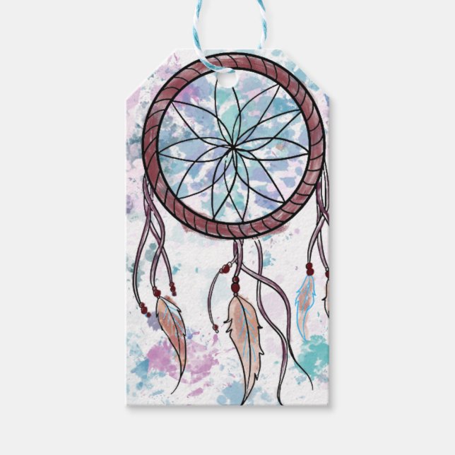 Atrapasueños pegatina presentetikett (Framsidan)