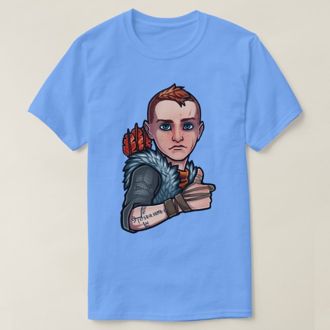 Atreus Thumb uppåt T Shirt (Design framsida)