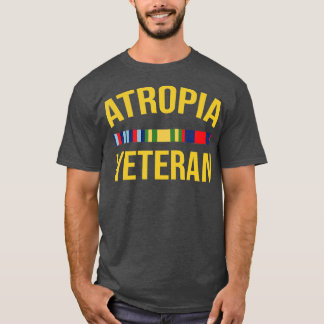 Atropia Veteran Flagga Veteran Day Fars dag Atrop T Shirt