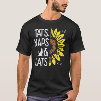 Ats tuppar och katter solros husdjursägare djur kä t shirt