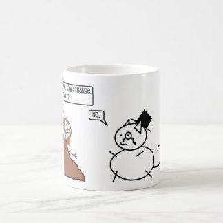 Åtsittande katt kaffemugg
