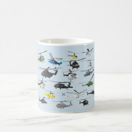 Åtskillig helikoptermugg kaffemugg