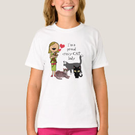 Åtskillig katter och "mig förmiddag en stolt galen t-shirt