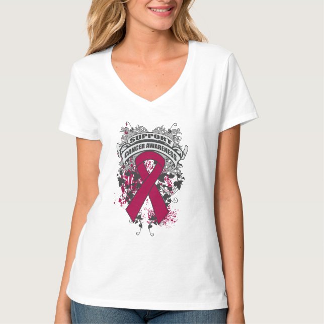 Åtskillig Myeloma - kall servicemedvetenhetslogan T-shirt (Framsida)
