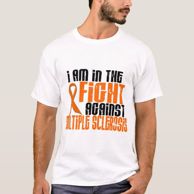 Åtskillig Sclerosis för ms I SLAGSMÅL 1 T-shirt (Framsida)