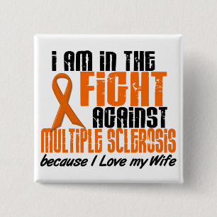 Åtskillig Sclerosis för ms I SLAGSMÅL FÖR MIN FRU Knapp