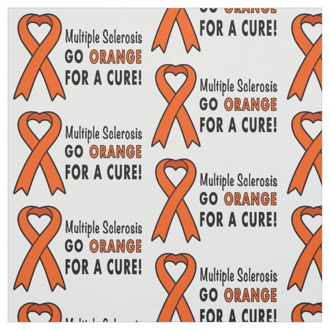 Åtskillig Sclerosis: Går orangen för en bot! Tyg (Provkarta)