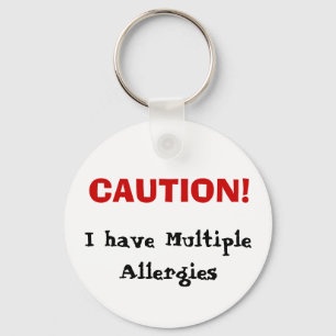 Åtskilliga allergier Keychain Nyckelring