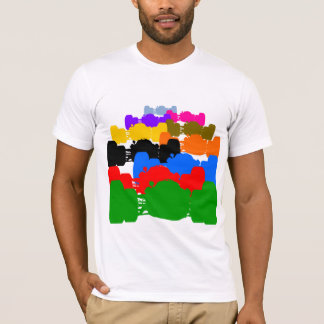Åtskilliga Psychedelic utklipp för bil för T-shirt