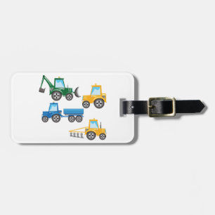 Åtskilliga traktorer bagagebricka