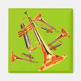 Åtskilliga trumpeter magnet