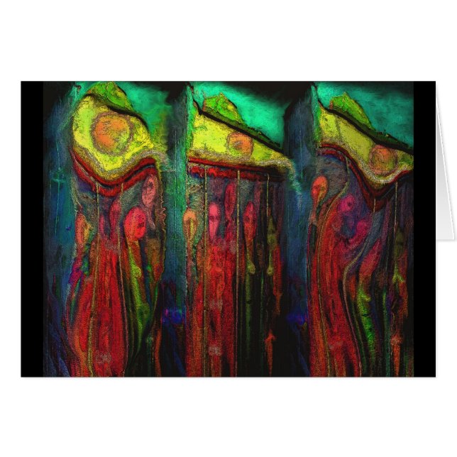 Åtskilliga verklighetar från allt ÄR, en TOE Hälsningskort (Framsidan Horizontal)