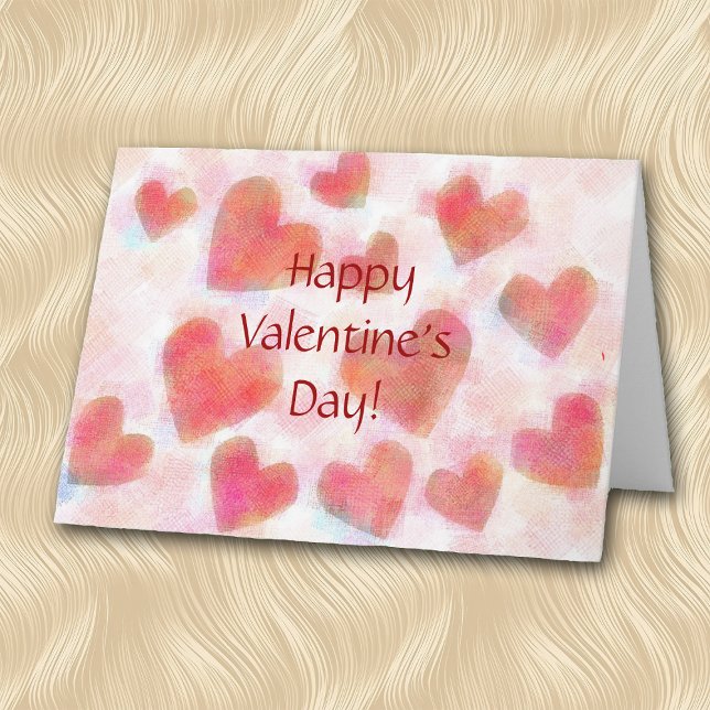 Åtskilligt hjärtavalentinkort helgkort (Skapare uppladdad)