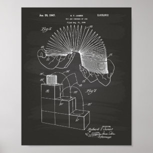 Åtsmitande patenterad konst för leksak 1946 - poster