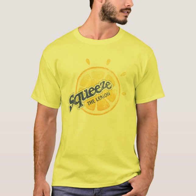 Åtstramning citronen tee shirt (Framsida)