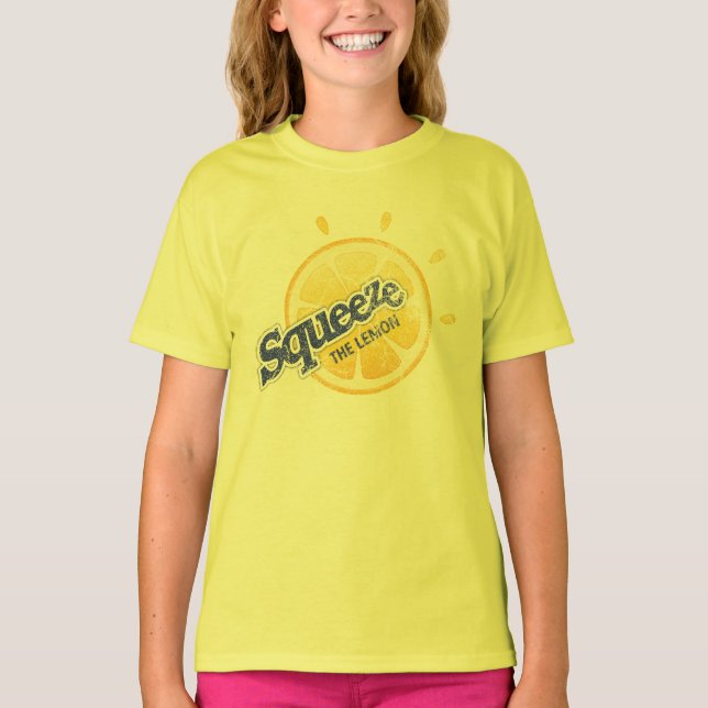 Åtstramning citronen tröja (Framsida)