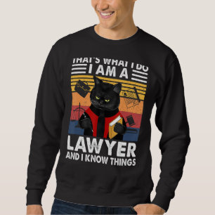 Att 2019 är vad jag gör - jag är advokat och jag v lång ärmad tröja